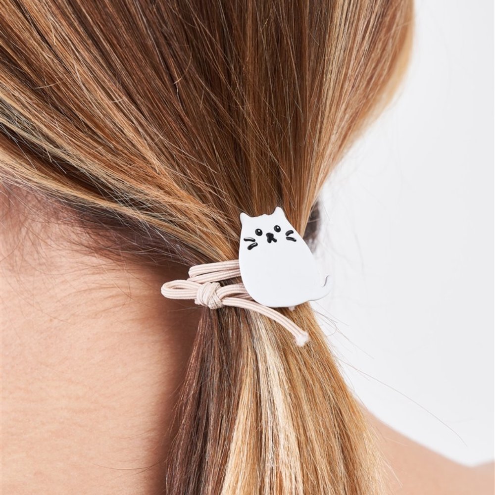 Kawaii Kitten Thin Elastic Hair Tie - Picture 5 of 5